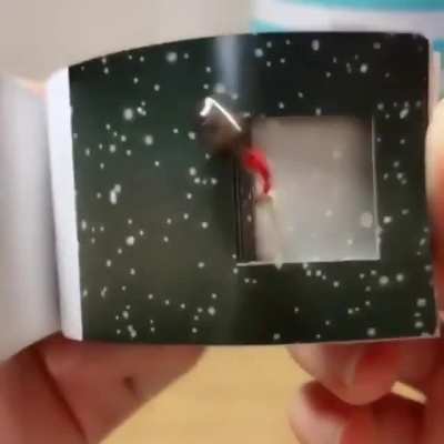 That&rsquo;s the most involved flip book imagery I&rsquo;ve ever seen.