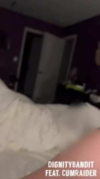 Gagged with a [f]resh cum covered sock!