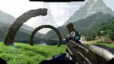 I made a Halo Infinite animation (inspired by the 2018 announcement trailer)