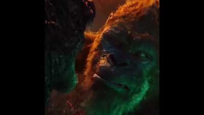 Godzilla & Kong kiss (made by prodigy.dude on Instagram)