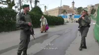 Apartheid:a policy or system of segregation or discrimination on grounds of race. This video suits the definition.