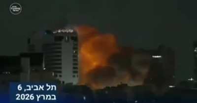 Multiple hits from Iran's latest missile barrage in central Tel Aviv