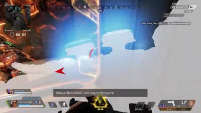 Rampart with good game sense VS mirage with half descent aim