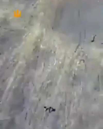 Consequences of a HIMARS MLRS strike on a Russian Supercam reconnaissance UAV crew in the Luhansk region
