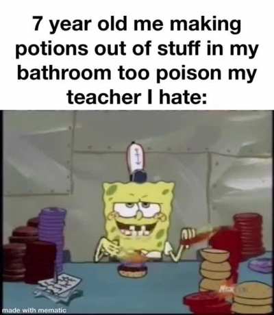 Teacher didn&rsquo;t get poisoned, i pooed and peed my pants instead