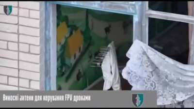 A set of antennas for FPV drones, a surveillance camera, an electronic surveillance station and a video surveillance complex "Murom-M" were detected and destroyed by drone operators from the 73rd Naval Special Operations Center.  Cossack Camps, Kherson re