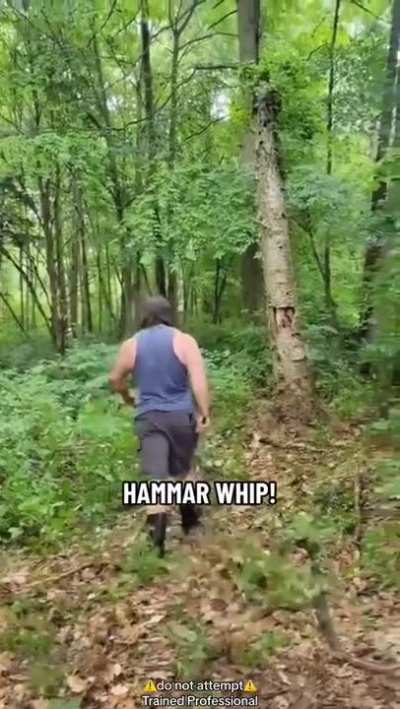 Hammer whip man