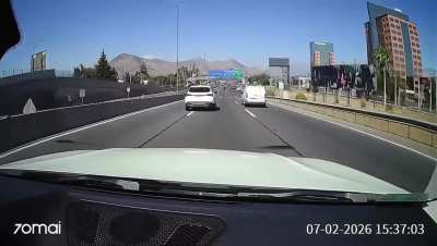 They trap your car at the highway ramp, then walk up once you’re stuck