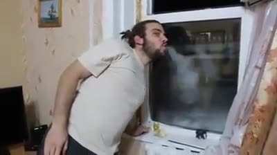 When in Russia minus 60 &deg;C outside the window