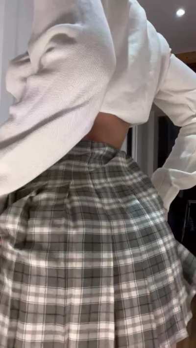 Your little schoolgirl has not been a good girl today... for that I am happy to apologise