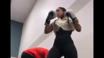 Slow motion titties bouncing