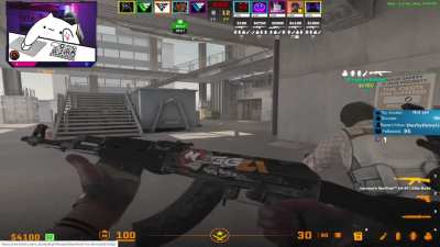 When you stream CS2...