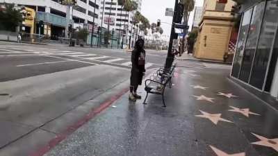 Live streamers harass the wrong pedestrian