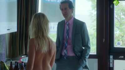 Gratuitous and casual full frontal nudity from Natalie Visser in the 2012 Dutch TV series "Lieve Liza"
