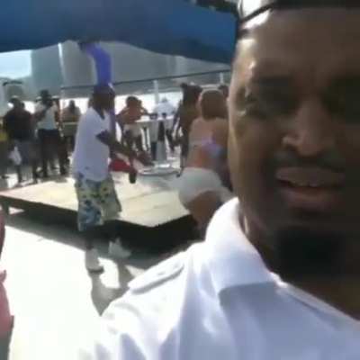 A couple decide to hump in public