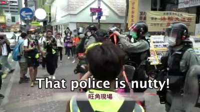 [27 May] "Nutties!", a westerner scolded