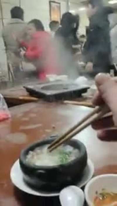 So people gets crazy during buffet happy hours.