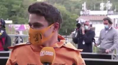 Dutch reporter refers to Esteban Ocon as 