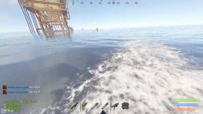 getting chased by subs is scary