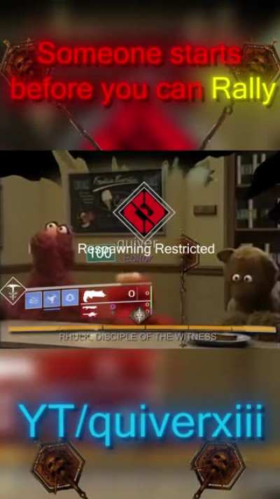 Someone starts the Encounter before you're ready.