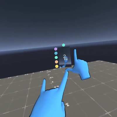 I was inspired by the new Amazon show "Upload" and made a proof of concept for a hand-tracking menu/phone