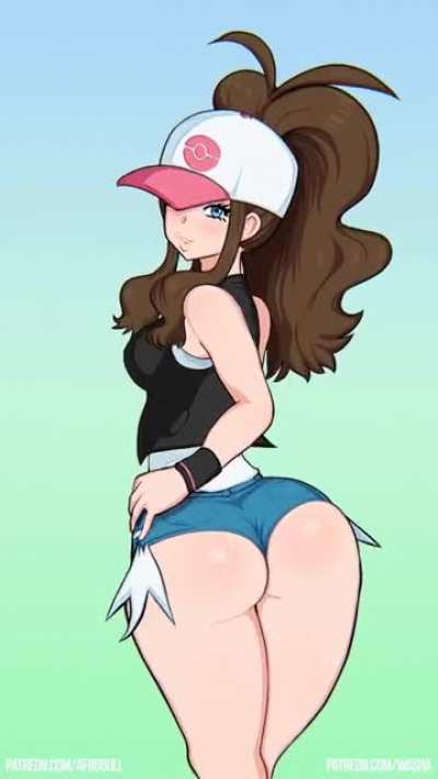 Hilda shaking her ass for you... (Afrobull, Washa) [Pokémon]