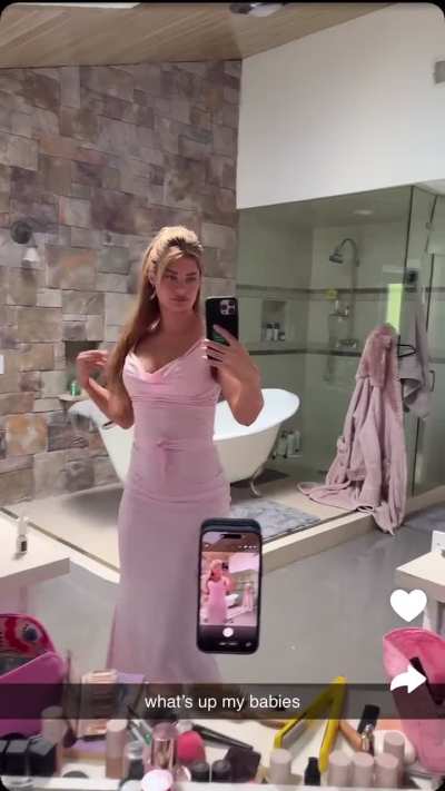Hannah tight pink dress