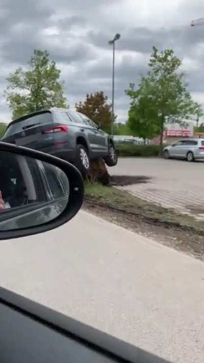 We heard a crash and were lucky enough to witness this