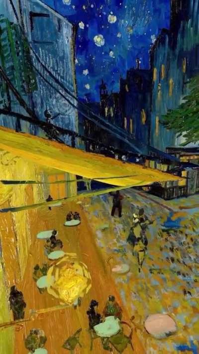 Watch Van Gogh's 'Caf&eacute; Terrace at Night' Come Alive in this Animation