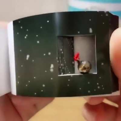 That&rsquo;s the most involved flip book imagery I&rsquo;ve ever seen.