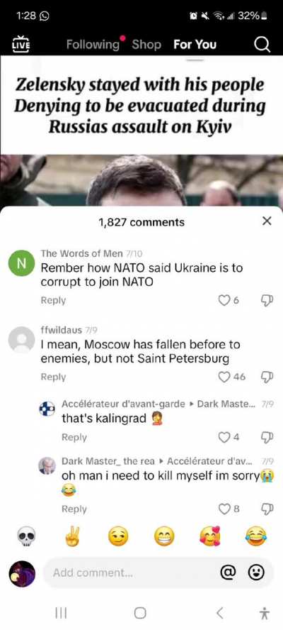 When you mix up Petersburg and kaliningrad 