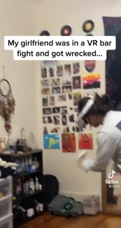She never saw it coming