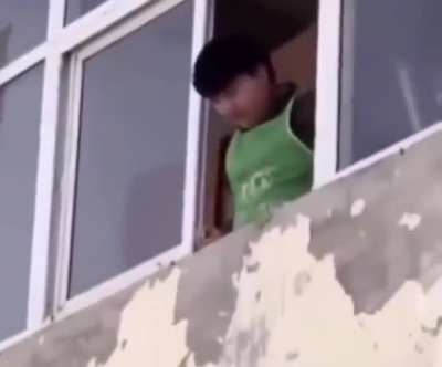To hit down a wasp nest