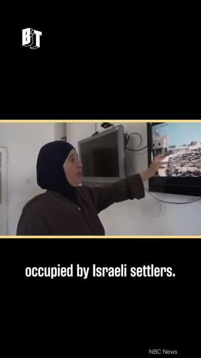 NBC news reporter describes the sudden attack by isr*eli settlers that took place when he was interviewing Aida Abdullah in the West Bank