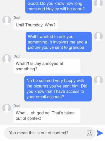 Alex and Phil Dunphy sexting