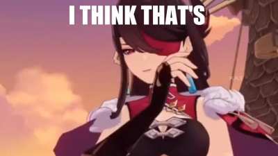 the voice from the meme sounds like beidou so why not
