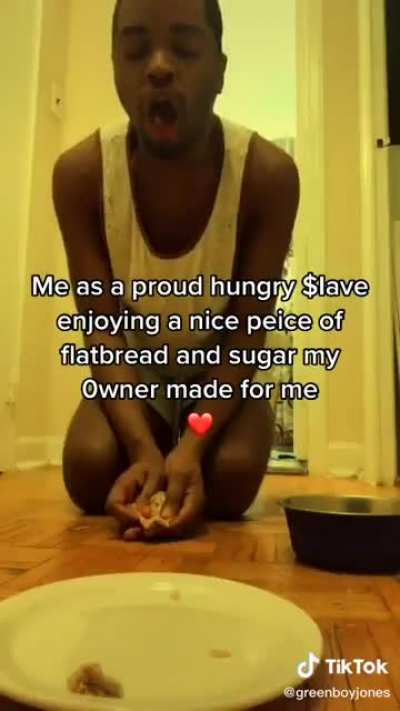 This man pretending to be a slave for views