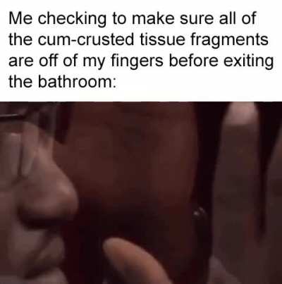 I usually triple-check