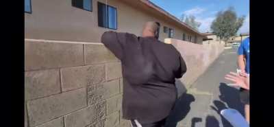 He&rsquo;s crying and begging for mercy and he has the nerve to call us &ldquo;punk ass, no pussy having, virgin mother fuckers.&rdquo;