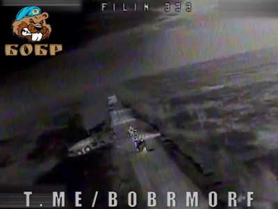 Ukrainian troops getting a direct hit from an FPV drone. Thermal blankets didn't help. 