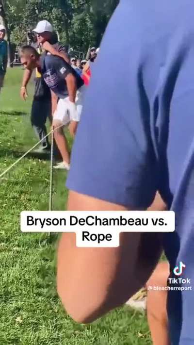Golf is dangerous. 