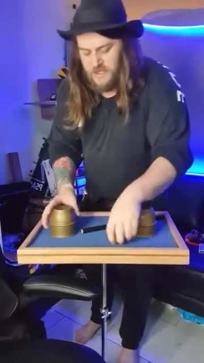 This ball and cup magic trick..
