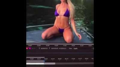 Influencer&rsquo;s post showing how video can be manipulated too