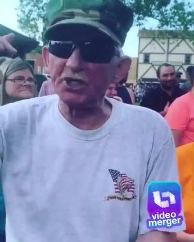 BLM counter-protestors showing that white supremacy is still very much alive - from a small town in TN yesterday