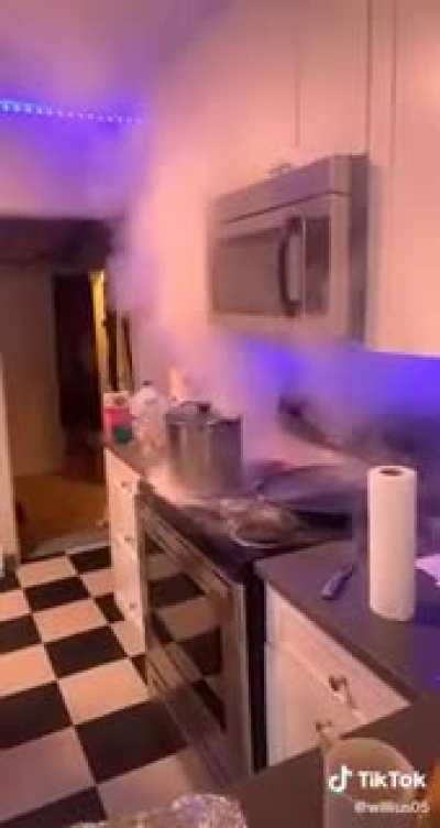 don&rsquo;t spill alcohol on your stove