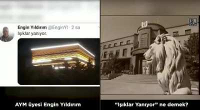 ışıklar yandı...