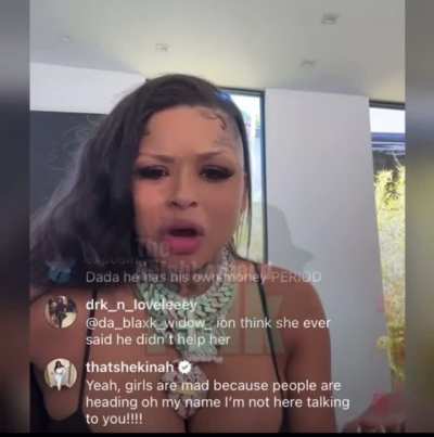 I don&rsquo;t know if any of y&rsquo;all were on the live but she went on a lil rant about blue and was saying how blue threatened to kick her in the stomach to kill the baby and then kill her (awhile ago). i think this is what really went to her head and was like yo