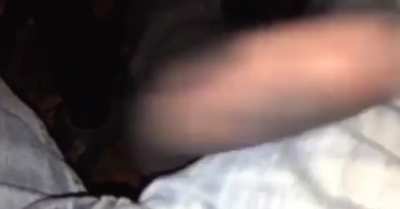 Nylon foot seduces under Table in Restaurant 