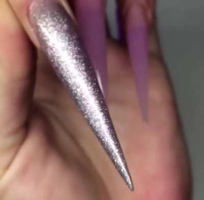 These nails being painted >>>