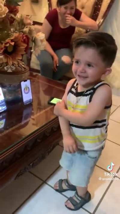 Lil man&rsquo;s choosing a team to represent 🫡